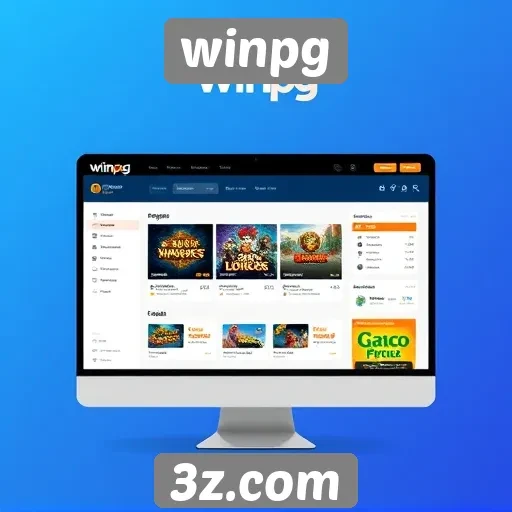 Análise da interface do usuário do site winpg